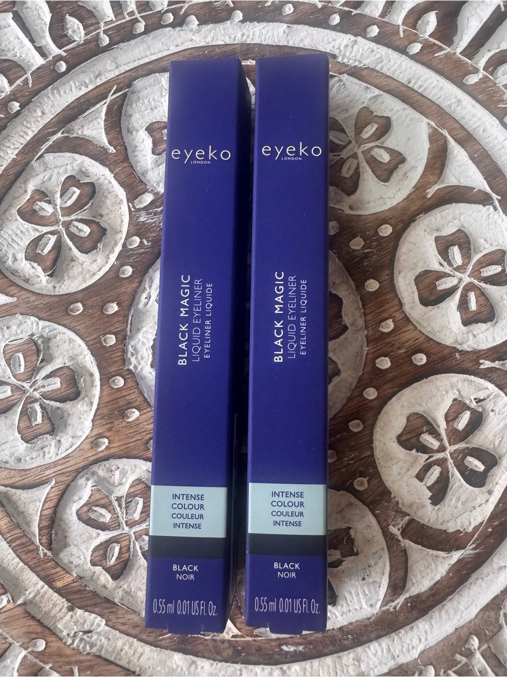 Eyeko Black Magic Liquid Eyeliner Black 0.55mL Deluxe Mini - 2 pack!